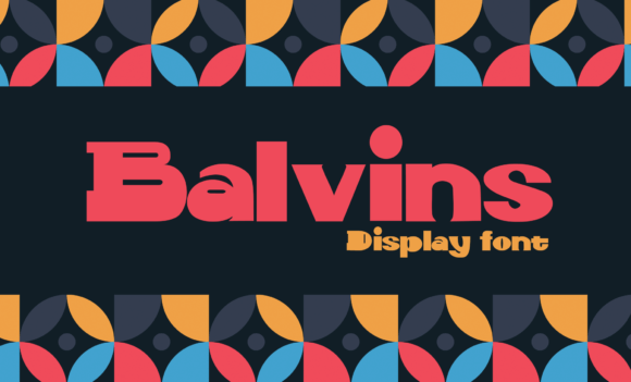 Balvins Font for Business Branding