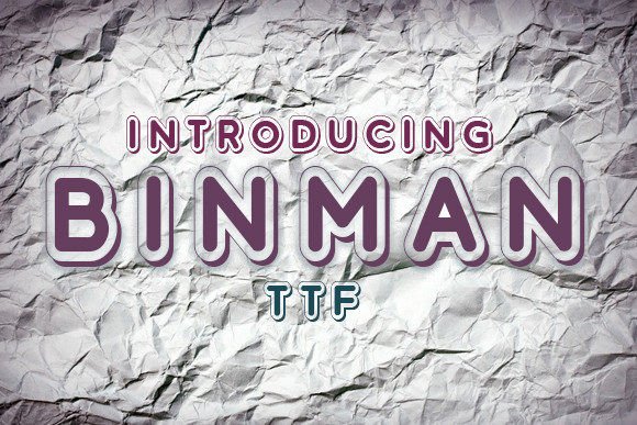 Binman Font: Bold and Beautiful