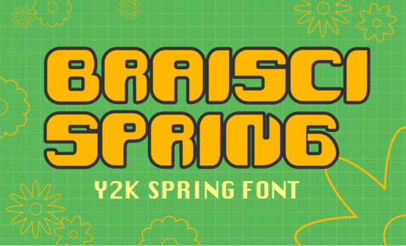 Braisci Spring: A Bold Font for Creative Projects