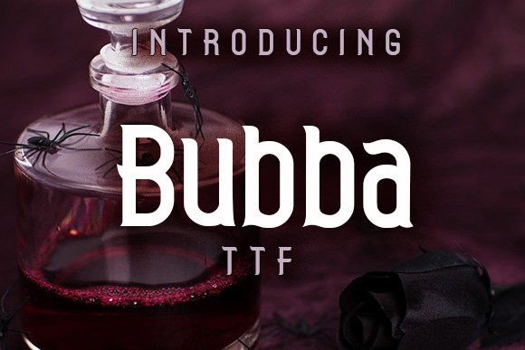 Bubba: A Gothic Display Font for Impact