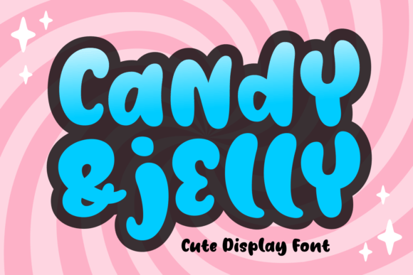 Candy and Jelly Font for Creative Projects