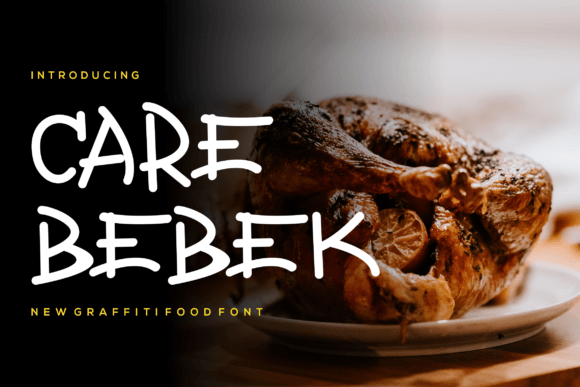 Care Bebek Font for Bold Branding