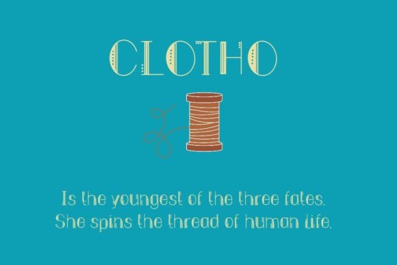 Clotho: A Stylish Display Font