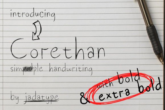 Corethan Font for Creative Projects