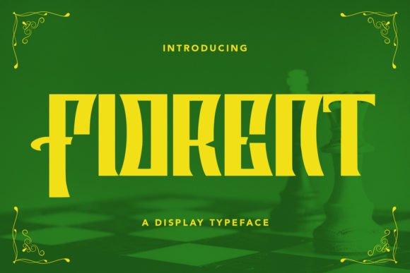 Fiorent: A Premium Display Font for Elegant Branding