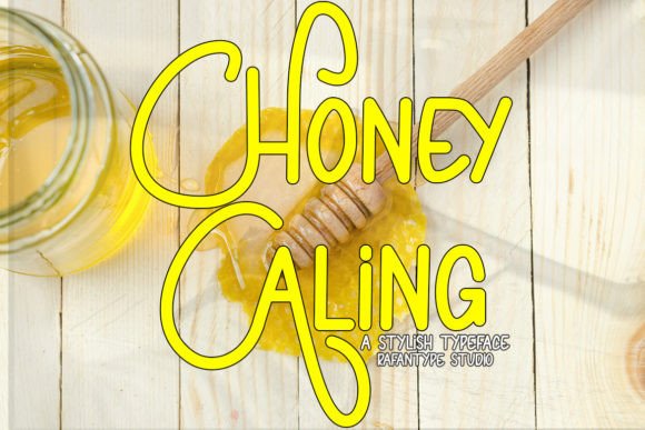 Honey Aling Font for Creative Brands