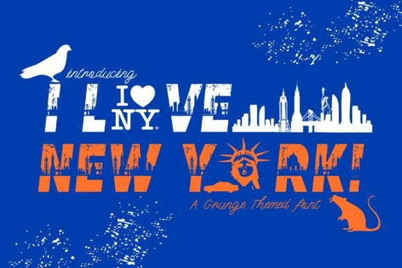 I Love New York Font for Bold Branding