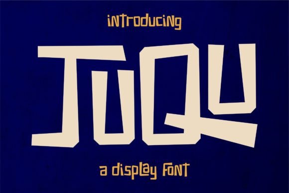 Juqu Font: Playful Display for Web Design