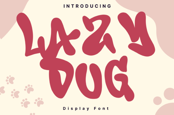 Lazy Dog Font for Creative Brands
