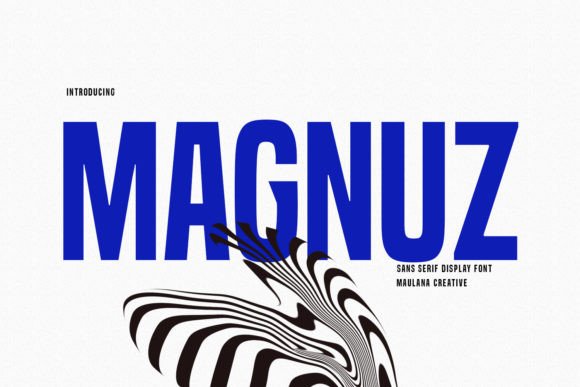 Magnuz: A Modern Display Font for Creative Projects
