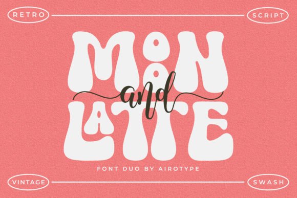 Moon and Latte Font for Creative Design