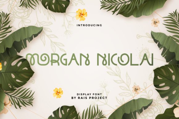 Morgan Nicolai Font for Creative Makers