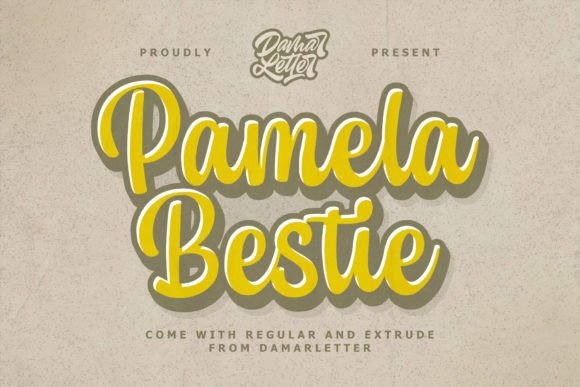 Pamela Bestie Font for Creative Brands