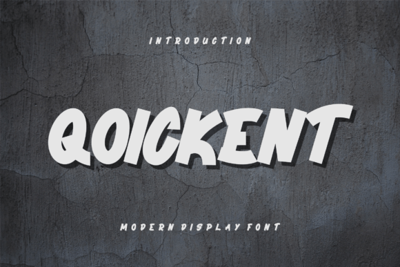Qoickent: Modern Display Font