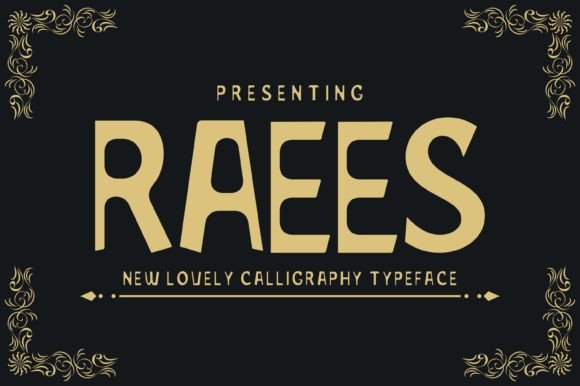 Raees Font for Creative Projects