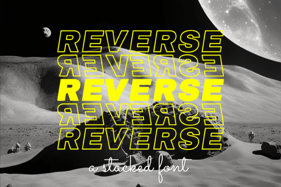 Reverse Font for Editorial Design
