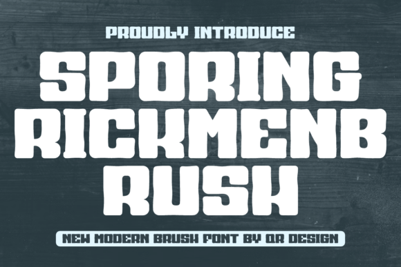 Sporing Rickmen Brush Font