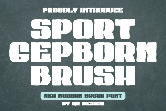 Sport Gepborn Brush Font