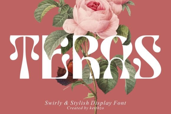 Teras Font: A Leaf-Inspired Display Type