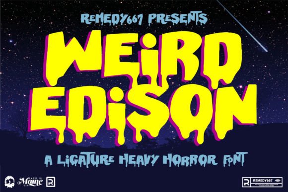 Weird Edison Font for Bold Branding