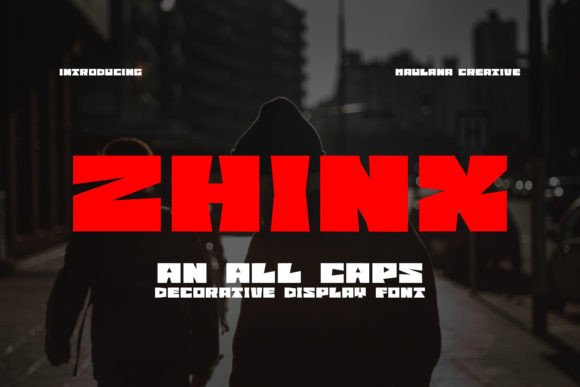 Zhinx Font: Bold & Attractive Display Type